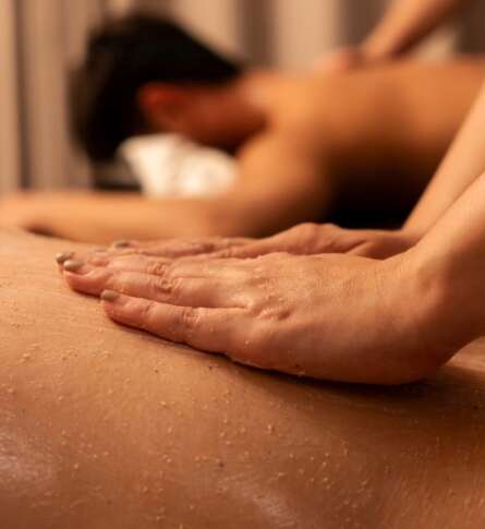 Soin bien-être Gommage du corps DUO